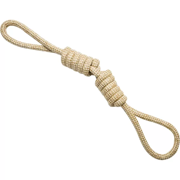 Franklin Sports Pet Supply Natural Rope Dog Toys  4 Pack  Play Fetch  Tug of War  Dog Teething  Puppy Chew  Puppy  Teething Toy  Tug Rope  Tug Toy