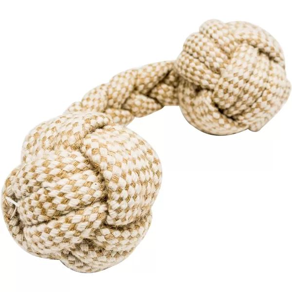 Franklin Sports Pet Supply Natural Rope Dog Toys  4 Pack  Play Fetch  Tug of War  Dog Teething  Puppy Chew  Puppy  Teething Toy  Tug Rope  Tug Toy