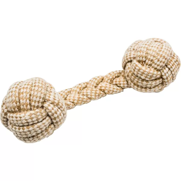 Franklin Sports Pet Supply Natural Rope Dog Toys  4 Pack  Play Fetch  Tug of War  Dog Teething  Puppy Chew  Puppy  Teething Toy  Tug Rope  Tug Toy