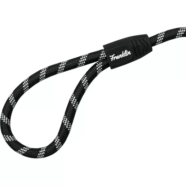 Franklin Sports Pet Supply Nylon Dog Leash  Rope  Reflective  Dog Training  6 Foot  Dog Walking  Ultra Strong  GreenBlack