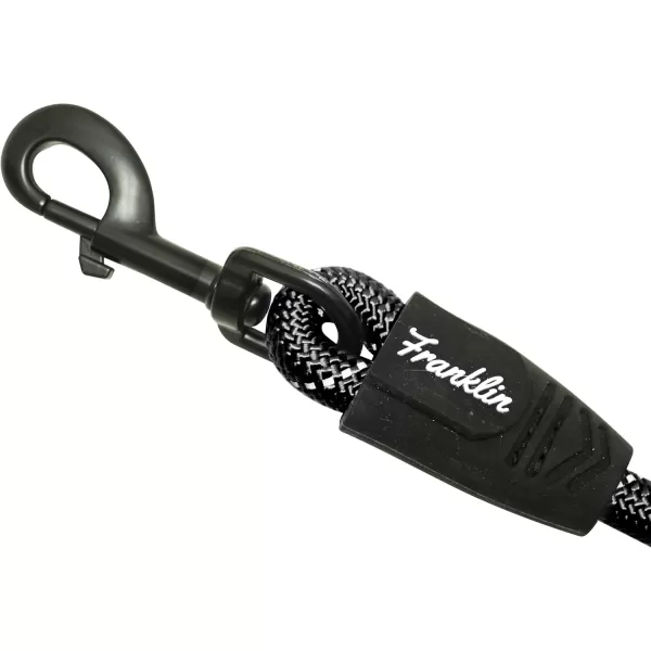 Franklin Sports Pet Supply Nylon Dog Leash  Rope  Reflective  Dog Training  6 Foot  Dog Walking  Ultra Strong  GreenBlack