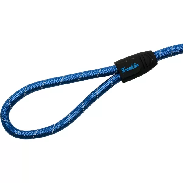 Franklin Sports Pet Supply Nylon Dog Leash  Rope  Reflective  Dog Training  6 Foot  Dog Walking  Ultra Strong  GreenBlue