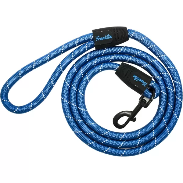 Franklin Sports Pet Supply Nylon Dog Leash  Rope  Reflective  Dog Training  6 Foot  Dog Walking  Ultra Strong  GreenBlue