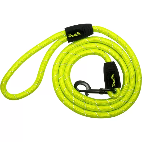 Franklin Sports Pet Supply Nylon Dog Leash  Rope  Reflective  Dog Training  6 Foot  Dog Walking  Ultra Strong  GreenGreen