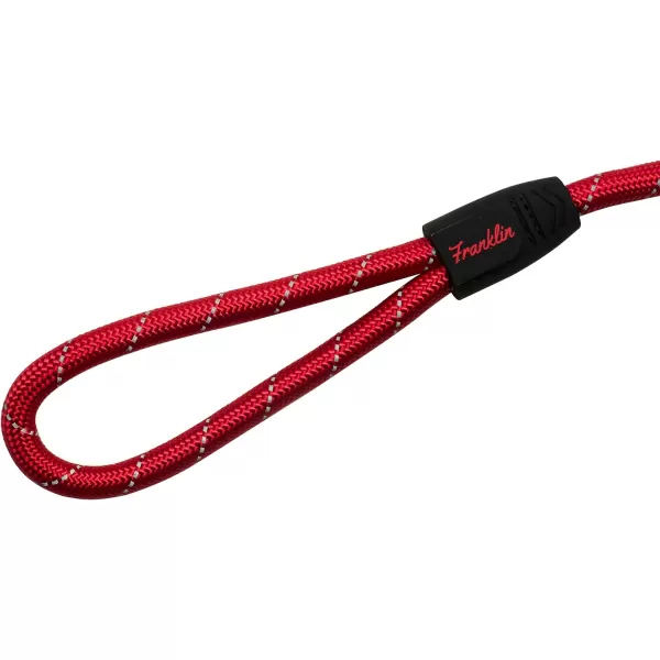 Franklin Sports Pet Supply Nylon Dog Leash  Rope  Reflective  Dog Training  6 Foot  Dog Walking  Ultra Strong  GreenRed