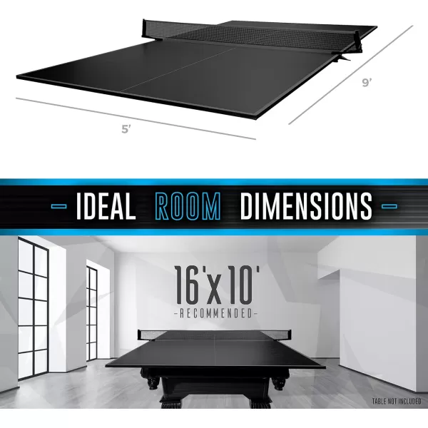 Franklin Sports Table Tennis Tables  Optima Table Tennis Tables  Indoor  Outdoor Tables  Official Size Conversion Tops  MidSize Tables for KidsConversion Top