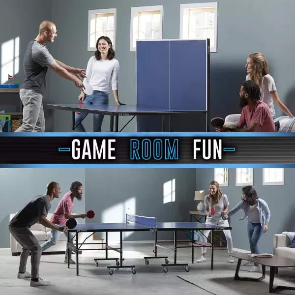 Franklin Sports Table Tennis Tables  Optima Table Tennis Tables  Indoor  Outdoor Tables  Official Size Conversion Tops  MidSize Tables for KidsIndoor Table