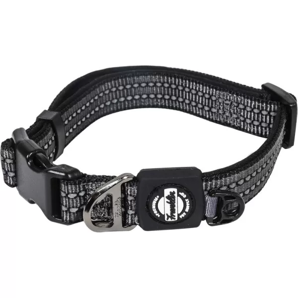 Franklin Sports Nylon Dog Collar  Reflective  Franklin Pet Supply Co  Comfort Fit  Neoprene  Adjustable  Small  RedBlack