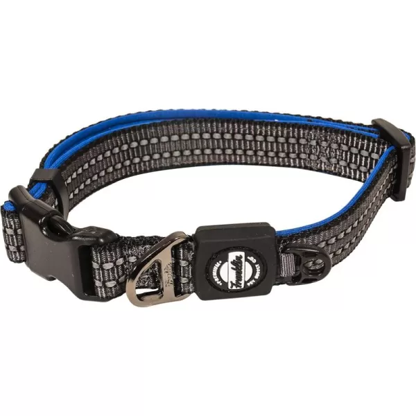 Franklin Sports Nylon Dog Collar  Reflective  Franklin Pet Supply Co  Comfort Fit  Neoprene  Adjustable  Small  RedBlue
