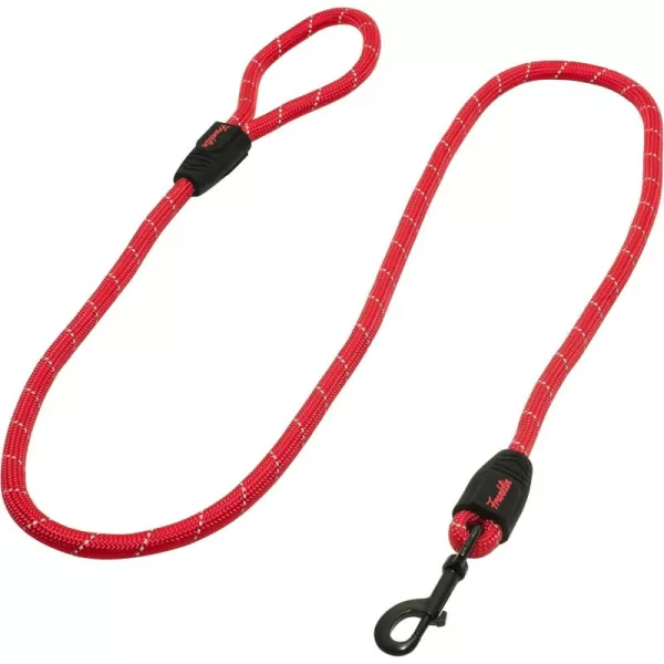 Franklin Sports Pet Supply Nylon Dog Leash  Rope  Reflective  Dog Training  6 Foot  Dog Walking  Ultra Strong  GreenRed