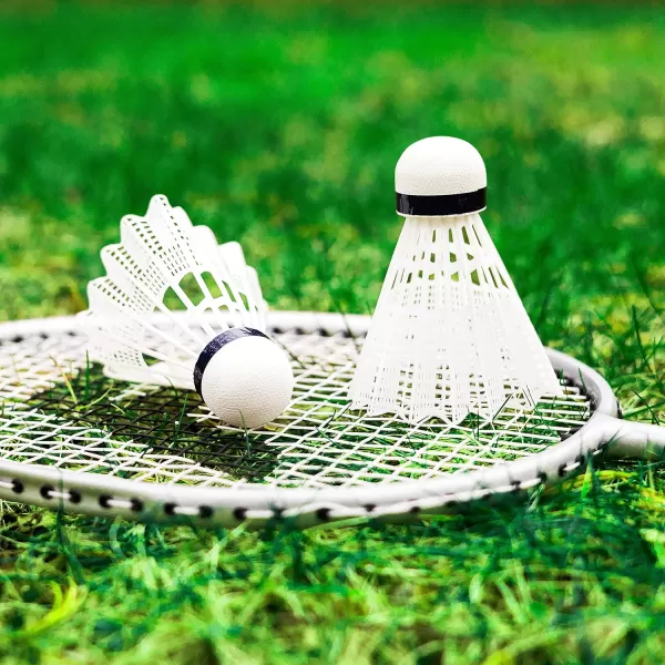 Franklin Sports Badminton Shuttlecock Set  Sets of 3 6  12 Badminton Birdies  Backyard Outdoor Badminton Shuttlecocks  Plastic Replacement Birdies for Badminton Sets  3 6  12 Packs12 Pack
