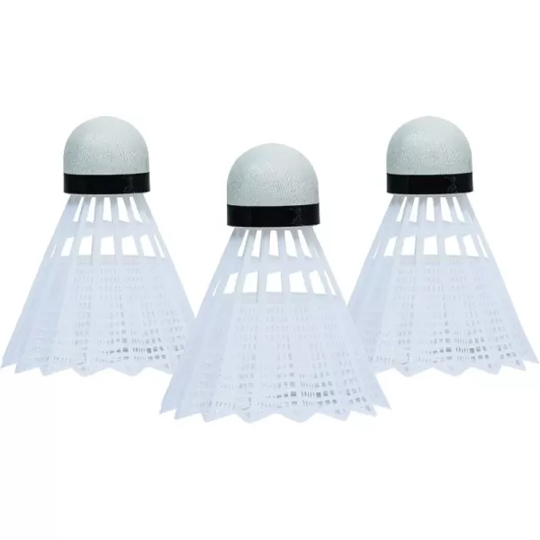 Franklin Sports Badminton Shuttlecock Set  Sets of 3 6  12 Badminton Birdies  Backyard Outdoor Badminton Shuttlecocks  Plastic Replacement Birdies for Badminton Sets  3 6  12 Packs3 Pack