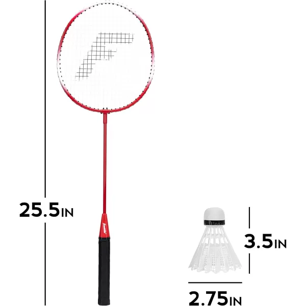 Franklin Sports Badminton Racket  Birdie Set  Replacement Badminton Equipment for Kids  Adults  2 Player  4 Player Badminton Racket Sets2 Player