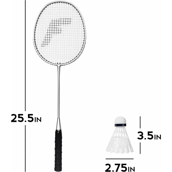 Franklin Sports Badminton Racket  Birdie Set  Replacement Badminton Equipment for Kids  Adults  2 Player  4 Player Badminton Racket Sets4 Player Elite