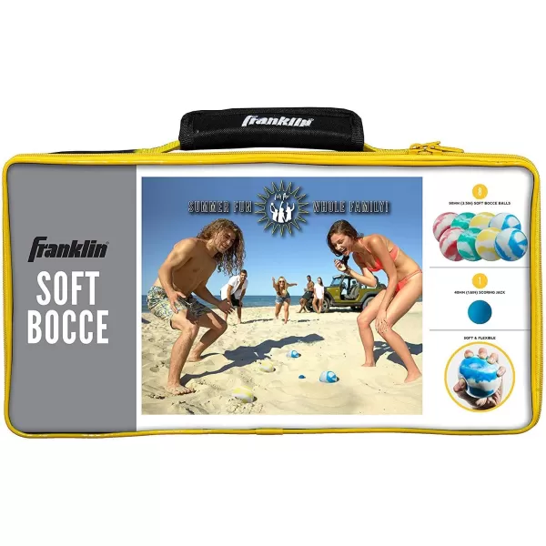Franklin Sports Bocce Ball Set  8 All Weather Bocce Balls and 1 Pallino  Beach Backyard Lawn or Outdoor Party Game  Professional American and Starter Set OptionsFamily