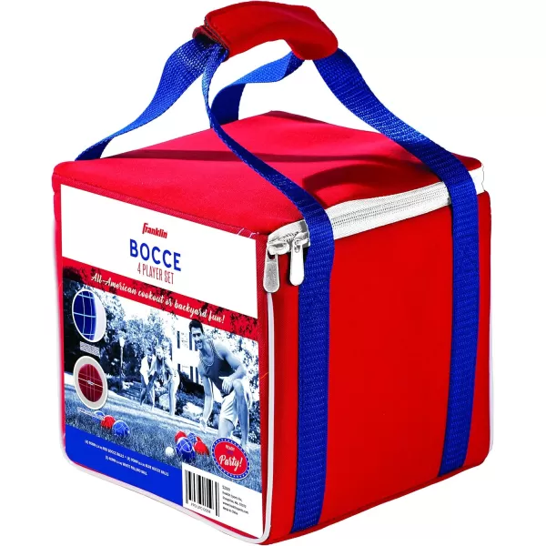 Franklin Sports Bocce Ball Set  8 All Weather Bocce Balls and 1 Pallino  Beach Backyard Lawn or Outdoor Party Game  Professional American and Starter Set OptionsAmerican