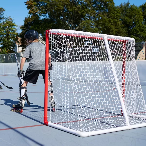 Franklin Sports Franklin Sports NHL Street Hockey SX Pro Innernet PVC Goal with Top ShelfRed