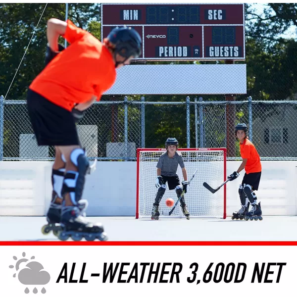 Franklin Sports Franklin Sports NHL Street Hockey SX Pro Innernet PVC Goal with Top ShelfRed
