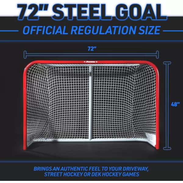 Franklin Sports Franklin Sports NHL Street Hockey SX Pro Innernet PVC Goal with Top ShelfRedWhite