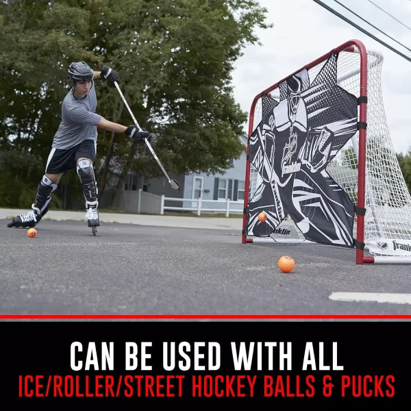 Franklin Sports NHL Hockey Goalie Shooting Target  Hockey Goal Practice Target  Street Hockey Net Goalie Target72 X 48