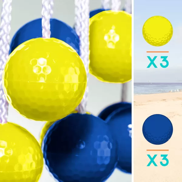 Franklin Sports Replacement Ladderball BolasBlueYellow