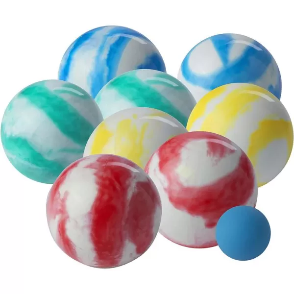Franklin Sports Bocce Ball Set  8 All Weather Bocce Balls and 1 Pallino  Beach Backyard Lawn or Outdoor Party Game  Professional American and Starter Set OptionsFamily