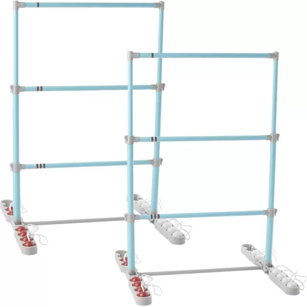 Franklin Sports Ladder Ball Set  Set Includes 2 Ladder Ball Targets and 6 Bolas  Family Set for Beach Or Backyard Fun  Folds for Storage