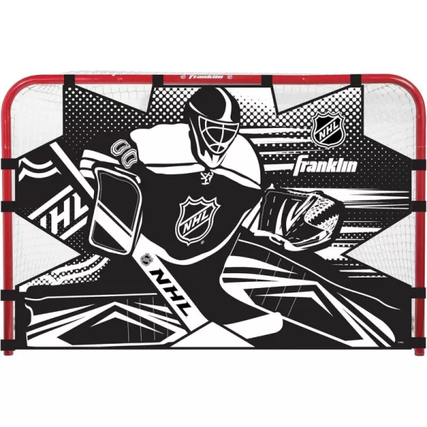 Franklin Sports NHL Hockey Goalie Shooting Target  Hockey Goal Practice Target  Street Hockey Net Goalie Target72 X 48
