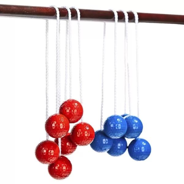 Franklin Sports Replacement Ladderball BolasRedBlue