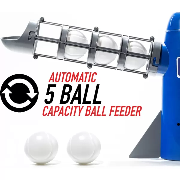 Franklin Sports MLB Kids Pitching Machine  POP ROCKET Kids Baseball Trainer  Includes 5 Plastic Baseballs ampamp Baseball Bat Multicolor Medium