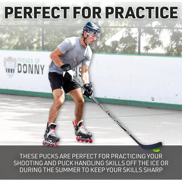 Franklin Sports Street Hockey PuckExtreme Colors