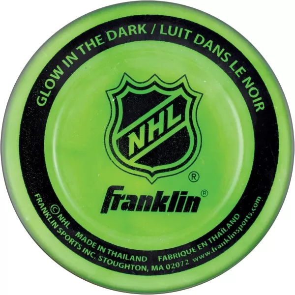 Franklin Sports Street Hockey PuckGlow in the Dark