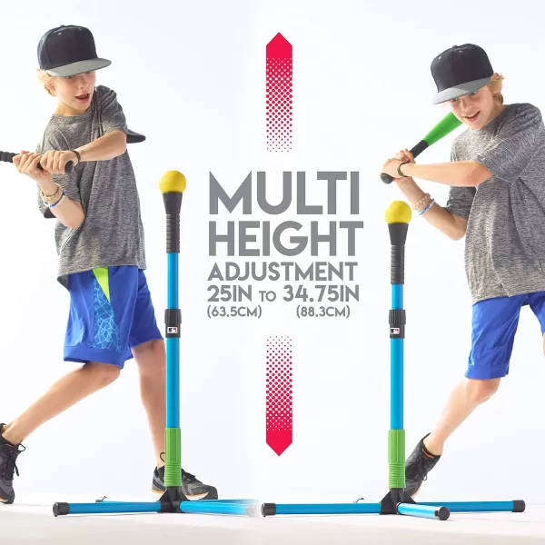 Franklin Sports Youth Batting Tee  Adjustable Height Plastic Training Tee for Kids  Toddlers  23quot to 33quot InchesXT Batting Tee