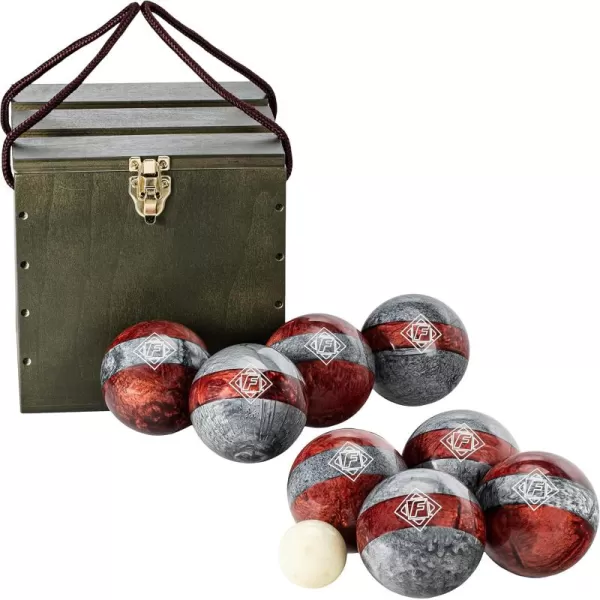 Franklin Sports Bocce Sets  Backyard  Beach Bocce Ball Sets  8 Outdoor Balls  1 Pallino  Adult  Family Bocce SetsVintage