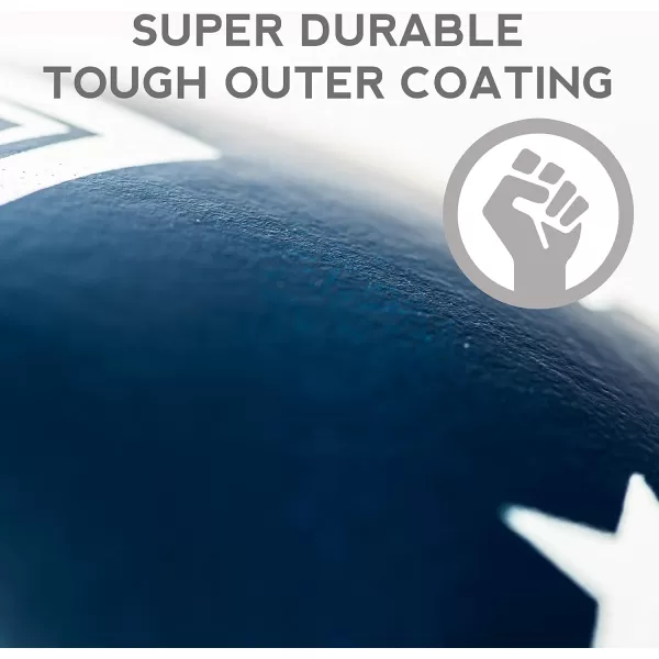 Franklin Sports Dodgeball Ball Set  SuperskinCoated Foam Balls for Playground Games  Small Dodgeballs for Gymnasium Games  EasyGrip Foam Balls  Wont Shred or Tear for Hours of Fun6Inch Red  White  Blue