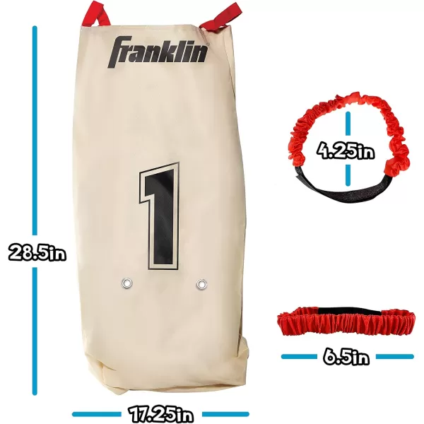 Franklin Sports Franklin Field Day Potato Sack Race Bags ampamp 3Legged Race Bands Game Kit  Great for Kids  2 Games in 1