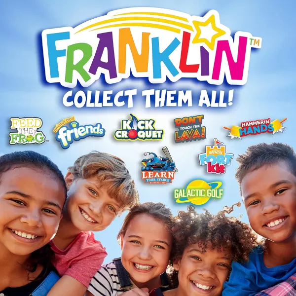 Franklin Sports Learn Your Stance Baseball Set Perfect for Toddlers and Kids  Includes Bat and Balls  Improve Batting Skills  Outdoor Sports Baseball