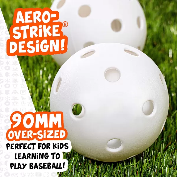Franklin Sports Learn Your Stance Baseball Set Perfect for Toddlers and Kids  Includes Bat and Balls  Improve Batting Skills  Outdoor Sports Baseball