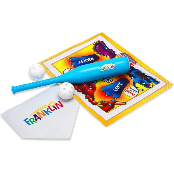 Franklin Sports Learn Your Stance Baseball Set Perfect for Toddlers and Kids  Includes Bat and Balls  Improve Batting Skills  Outdoor Sports Baseball