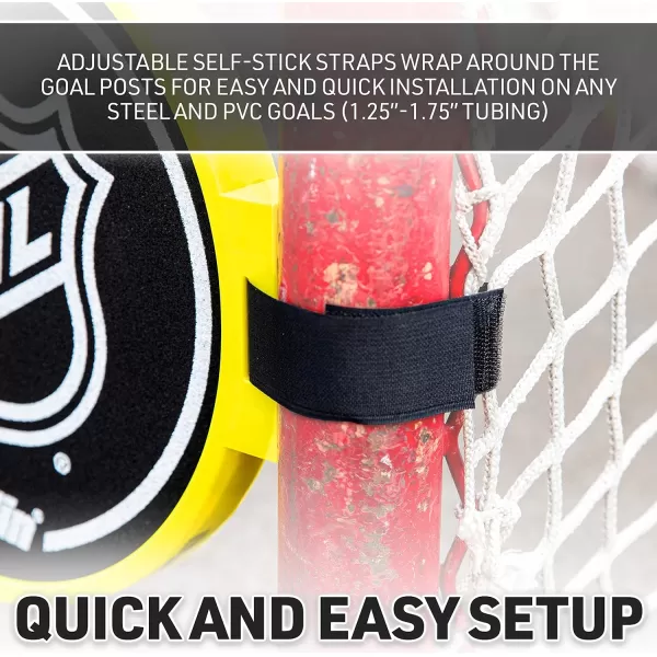 Franklin Sports Hockey Shooting Targets  NHL  4 Knock Out Targets with Goal Attachments