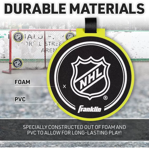 Franklin Sports Hockey Shooting Targets  NHL  4 Knock Out Targets with Goal Attachments