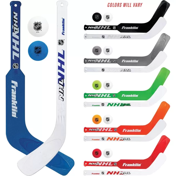 Franklin Sports Mini Hockey Goalie Stick Player Stick ampamp Ball Set Colors may vary