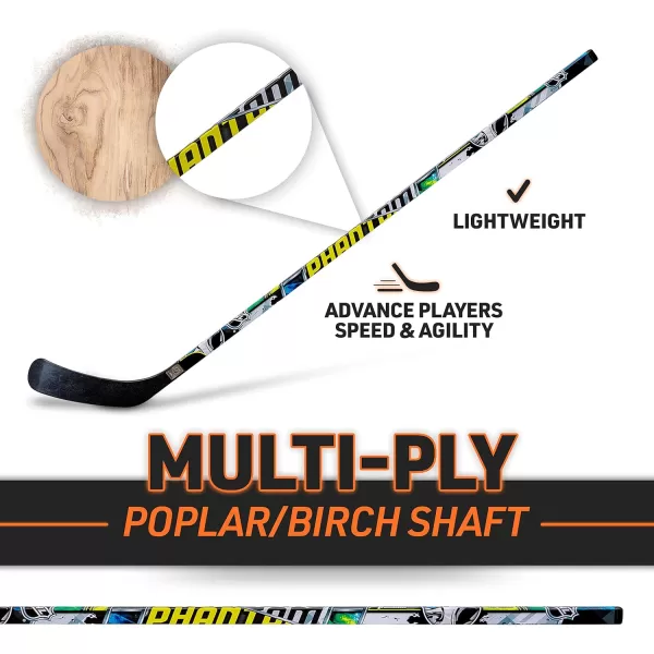 Franklin Sports NHL 1090 40quot Phantom Street Hockey Stick40