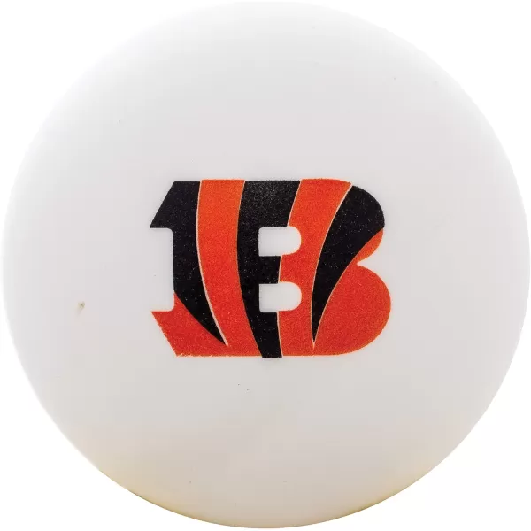 Franklin Sports Team Licensed Table Tennis Balls  NFL Team Table Tennis Balls  Official Team Logos and Colors  Fun NFL Tailgate AccessoriesCincinnati Bengals