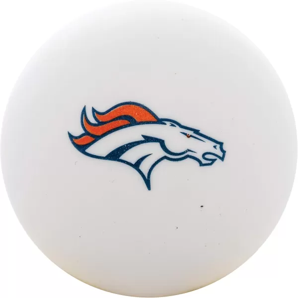 Franklin Sports Team Licensed Table Tennis Balls  NFL Team Table Tennis Balls  Official Team Logos and Colors  Fun NFL Tailgate AccessoriesDenver Broncos