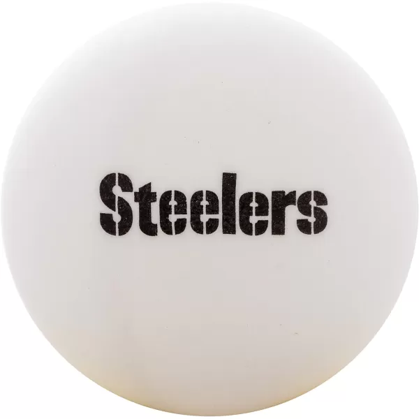 Franklin Sports Team Licensed Table Tennis Balls  NFL Team Table Tennis Balls  Official Team Logos and Colors  Fun NFL Tailgate AccessoriesPittsburgh Steelers