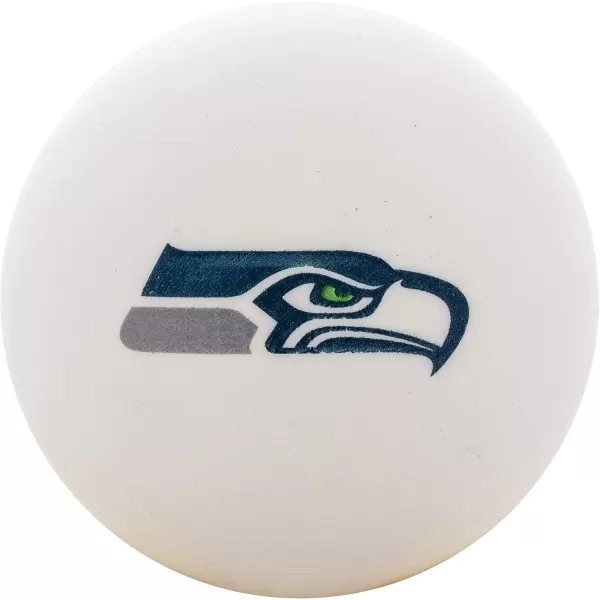 Franklin Sports Team Licensed Table Tennis Balls  NFL Team Table Tennis Balls  Official Team Logos and Colors  Fun NFL Tailgate AccessoriesSeattle Seahawks