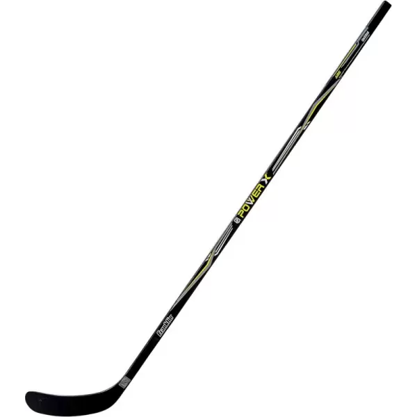 Franklin Sports Power X Junior Street Hockey Sticks  Youth Outdoor Street Hockey Stick  Right  Left Handed Kids Hockey Sticks  Wood  Fiberglass Shaft  One Piece Stick  58quot  52quot Inch Sizes52Inch Junior