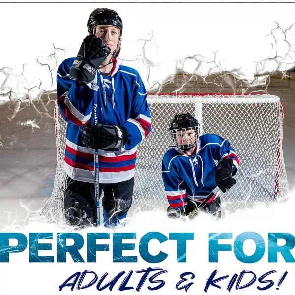 Franklin Sports Hockey Stick Handling Trainer Aid  Puck  Stickhandling Skills Training Aid  72quot Portable Puck Handling Training Aid for On  Off Ice Skill Drills  Practice