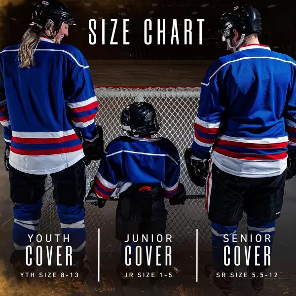 Franklin Sports Ice Skate Blade Cover  Skate Guard  Guards for Hockey Skates  NHL  Ice SkatesJunior